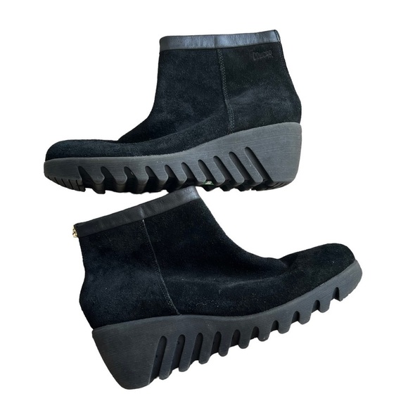 Cougar - Suede Waterproof Platform Wedge Ankle Winter Boot Sz 9 - Picture 7 of 10